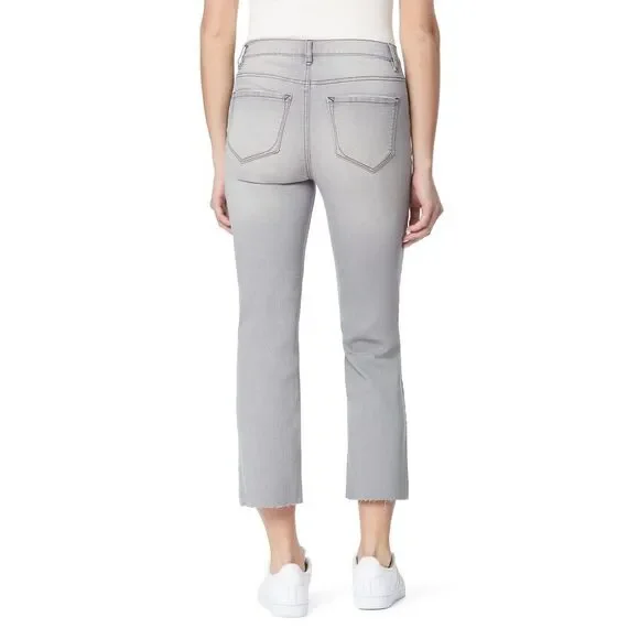 kensie Jeans Women's High-Rise Slim Straight 27-Inch Inseam, Sizes